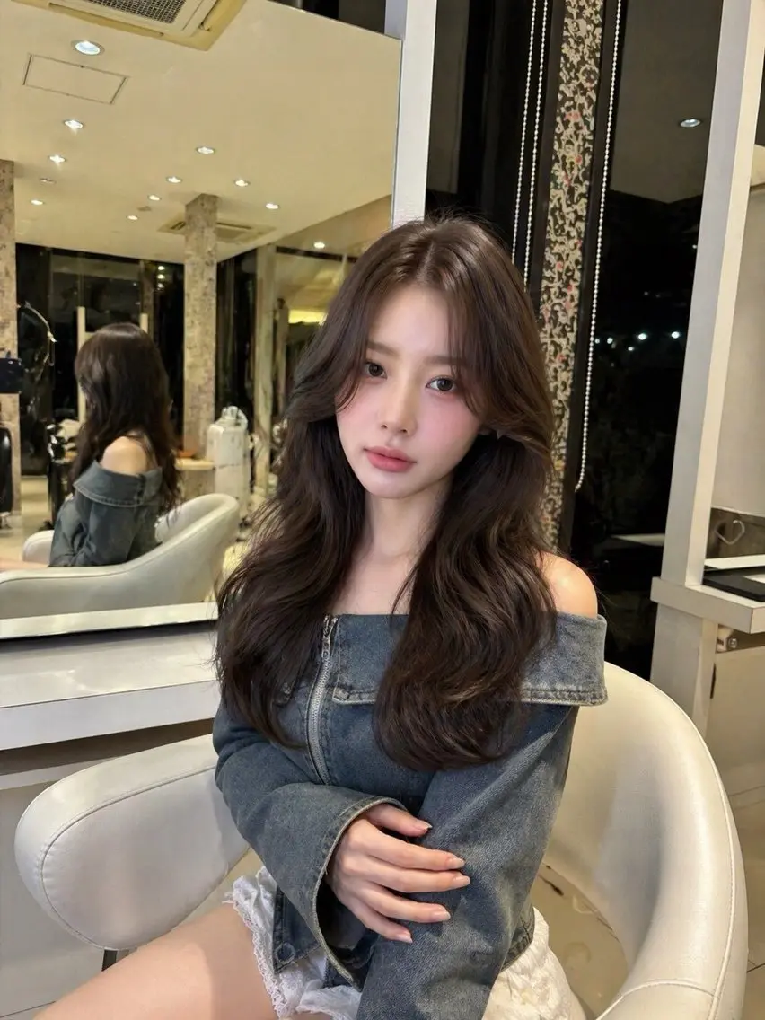 ロング ヘアカラー EARTH 市野のヘアスタイル