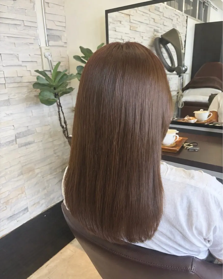 ミディアム ヘアカラー トリートメント début / みやびのヘアスタイル