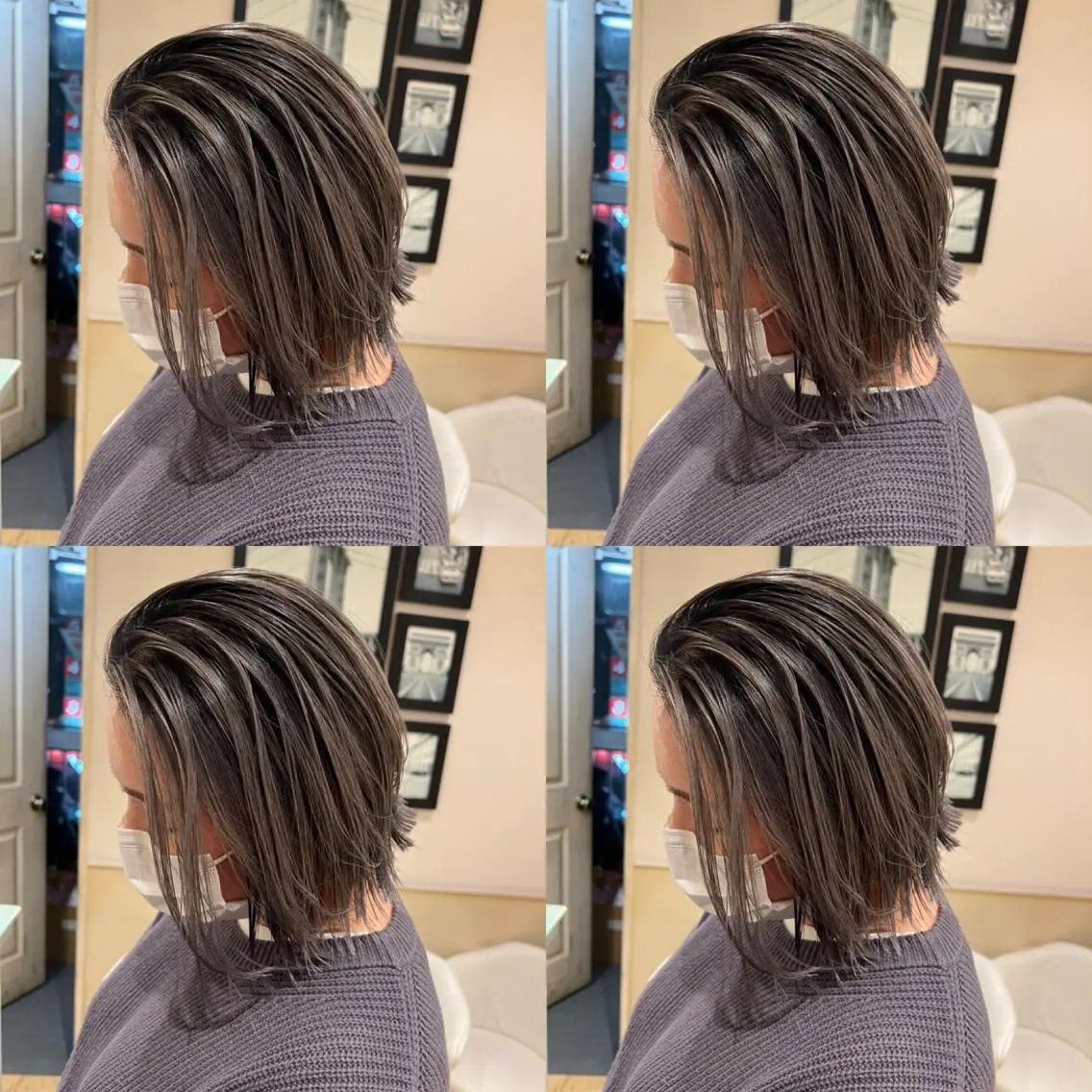 ショート カラー レイヤー×艶髪特化 マネージャー安藤光司のヘアスタイル