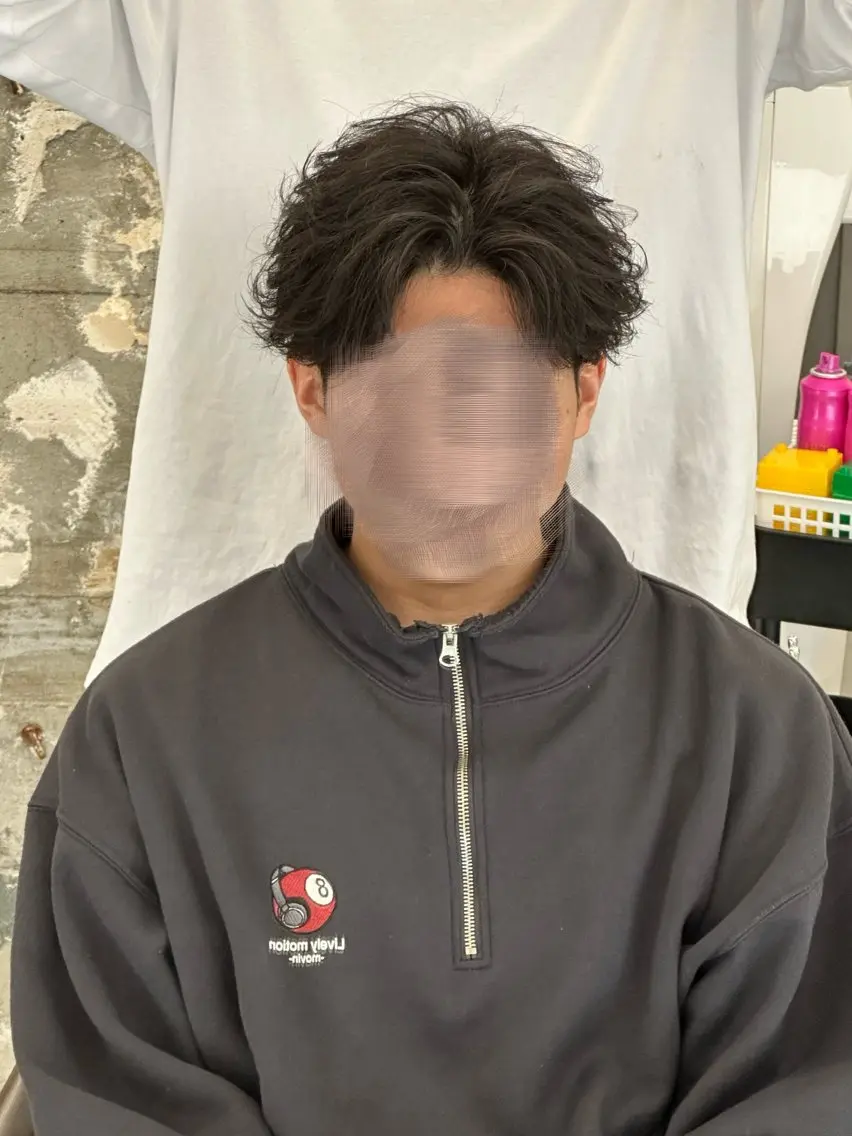 パーマ メンズ フェザーパーマ メンズパーマ カット ヘアカラー パーマ トリートメント ヘッドスパ 巻けないけど美髪 作れます丸山智久のヘアスタイル