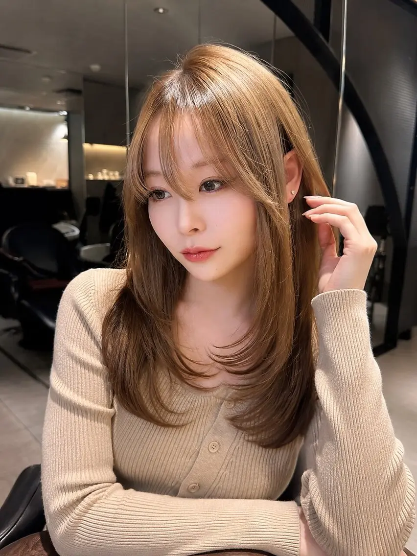 セミロング カット トリートメント 田村 聖輝のヘアスタイル