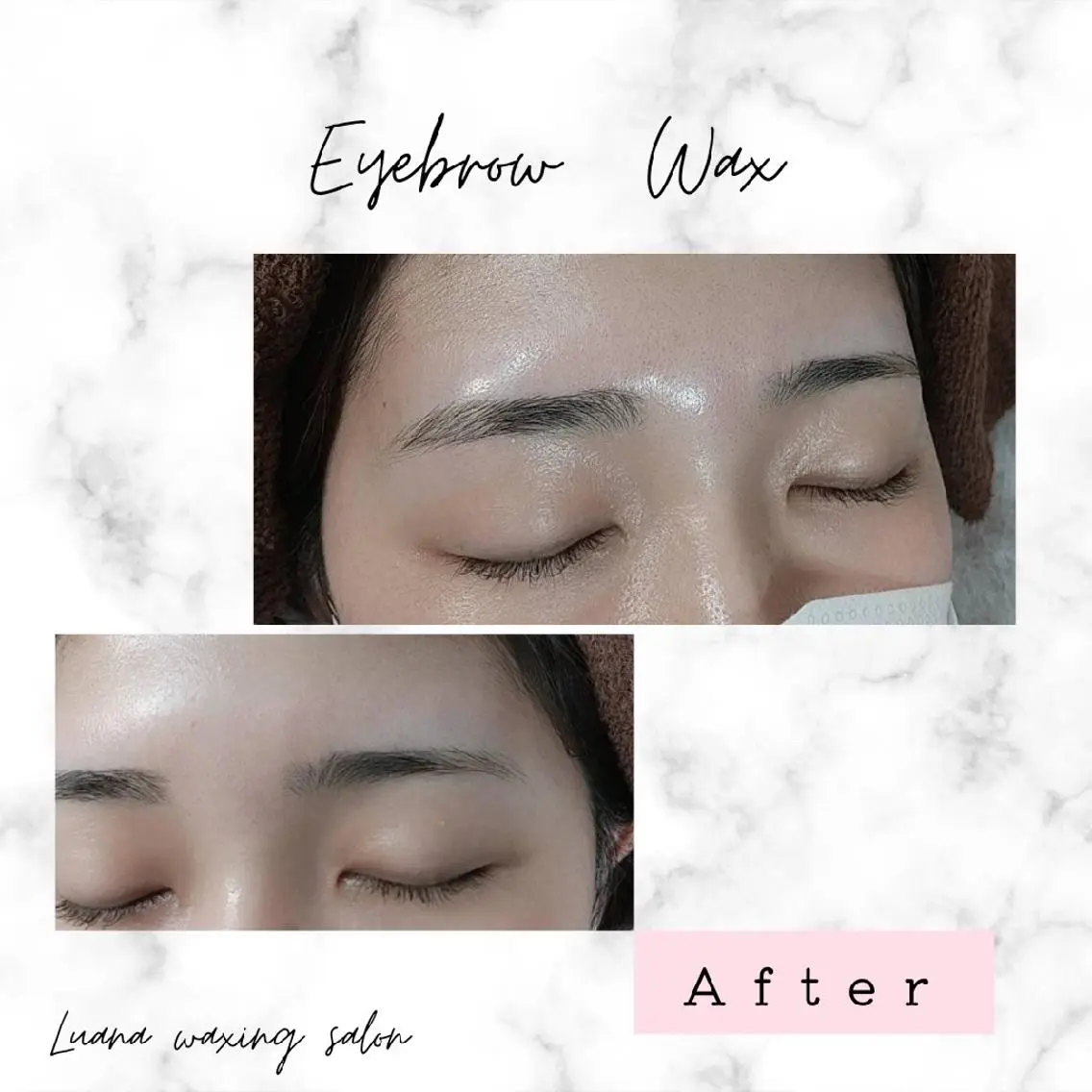 アイブロウ 眉毛ワックス脱毛 Luana wax 🐚根本のエステ・リラクイメージ