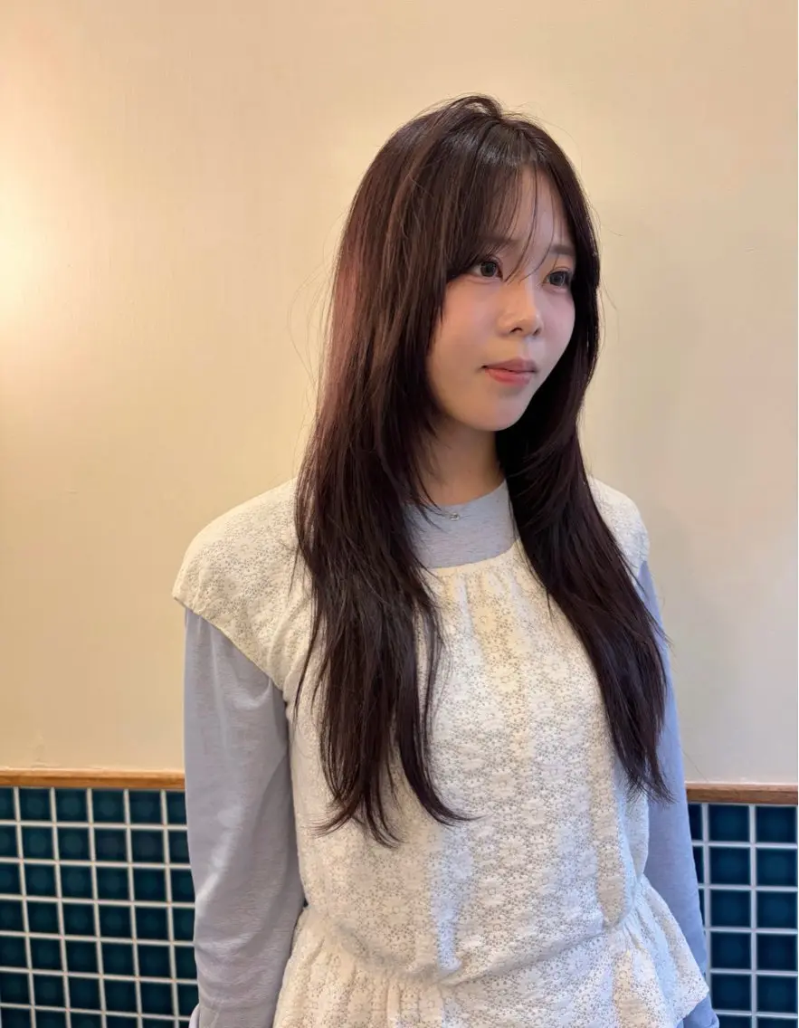 ロング カラー はやし ちののヘアスタイル