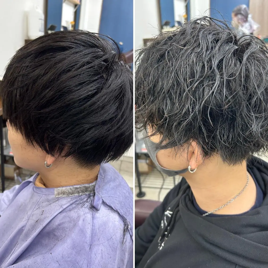 パーマ メンズ 最高級エクステ /羽エクステ白石宇由のヘアスタイル