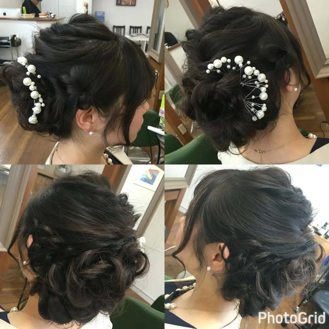 ミディアム ヘアアレンジ SHIORI💜口コ ミNo.1艶カラーのヘアスタイル