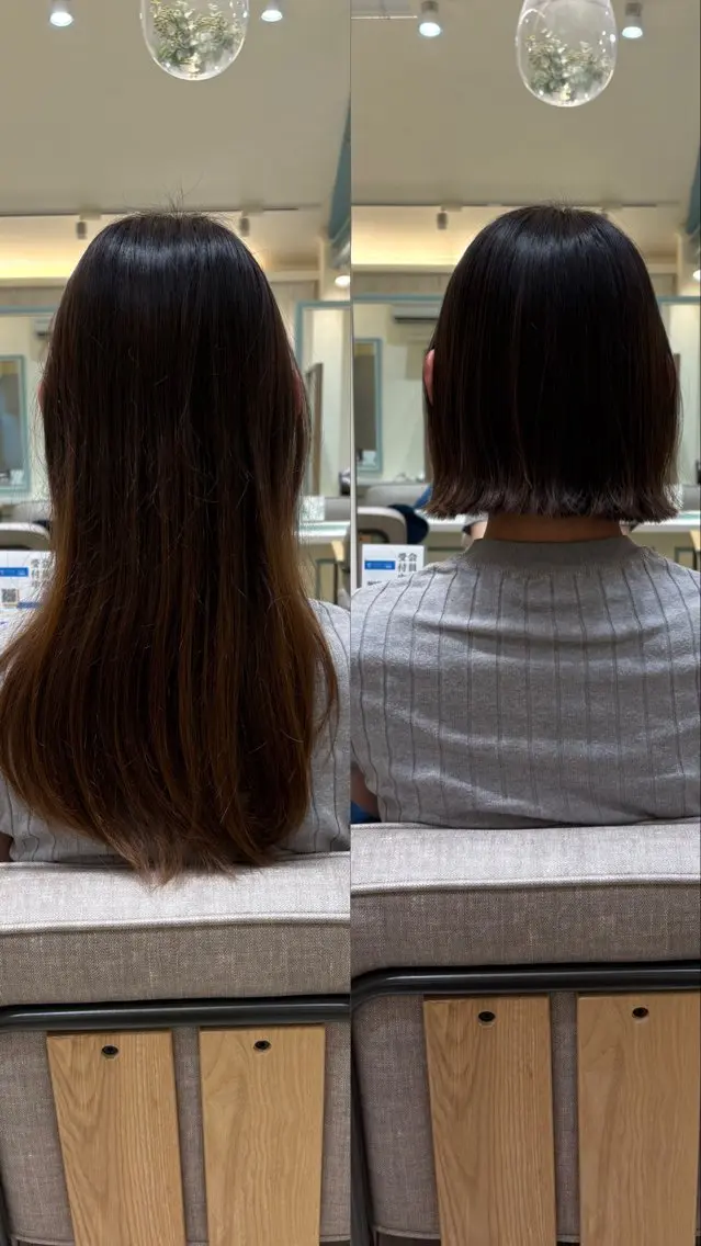 ショート ボブ 加藤 風花のヘアスタイル