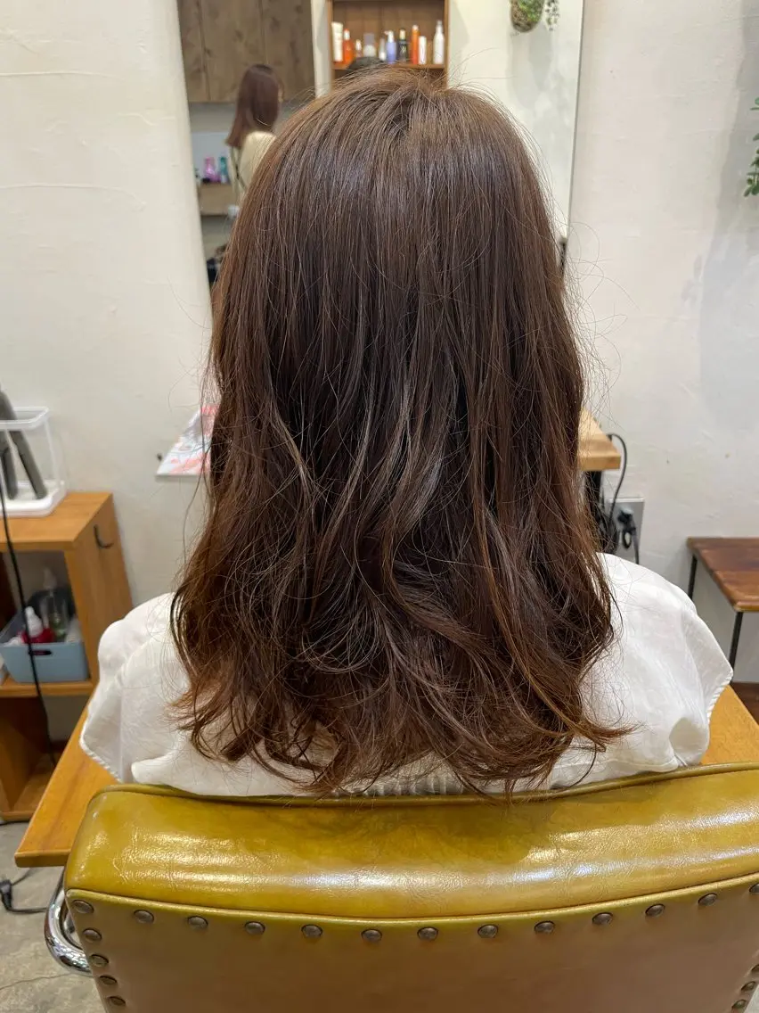 ロング 似合わせカットNo1 いちば ゆなのヘアスタイル