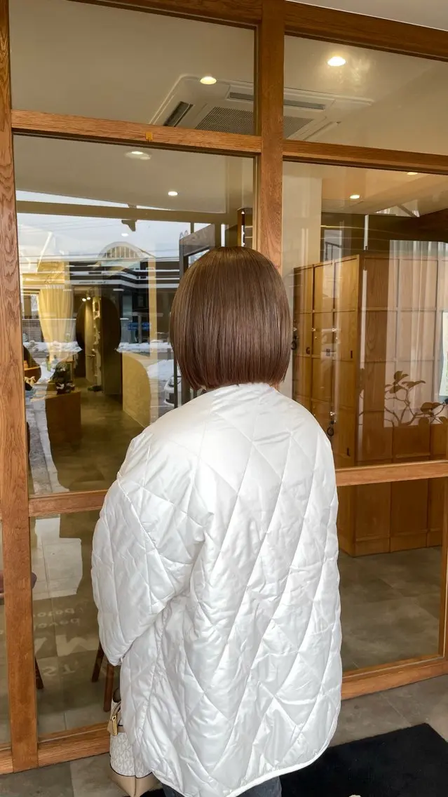 ショート ヘアカラー トリートメント 澤田 真凛のヘアスタイル