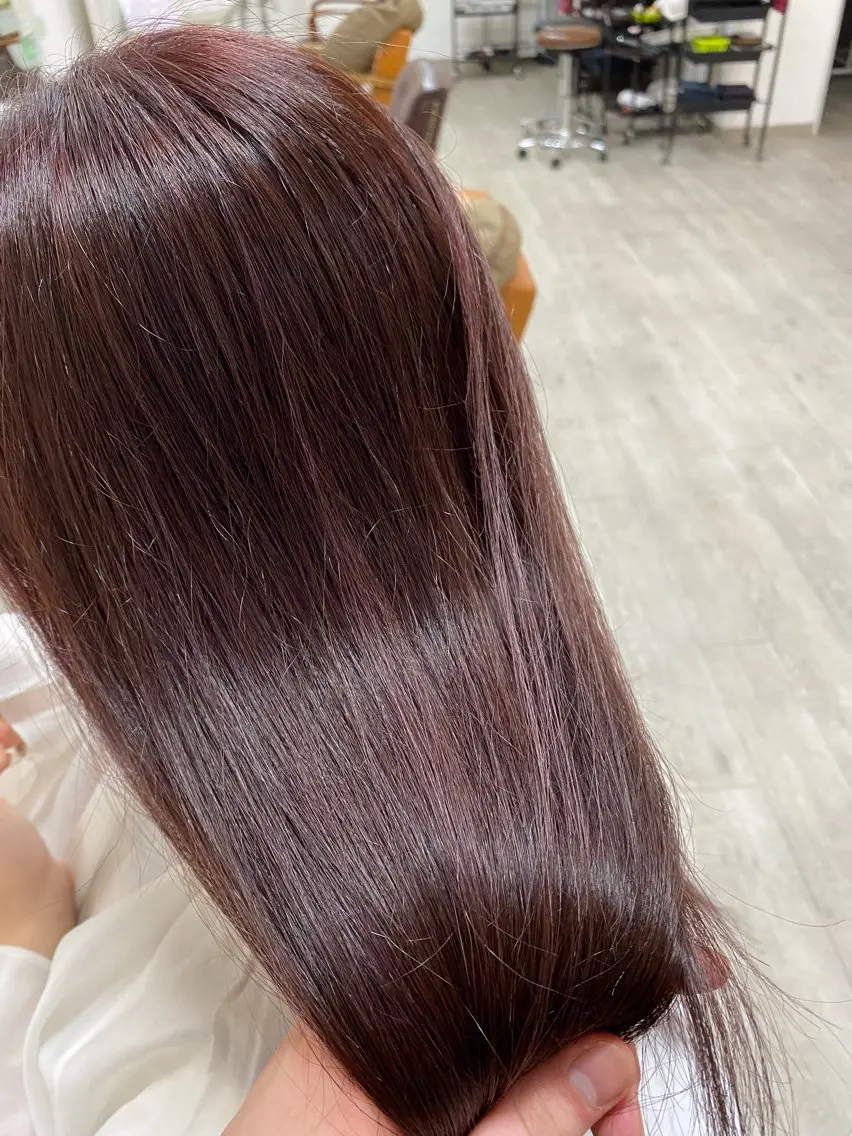 ロング カラー 黒野 菜月のヘアスタイル