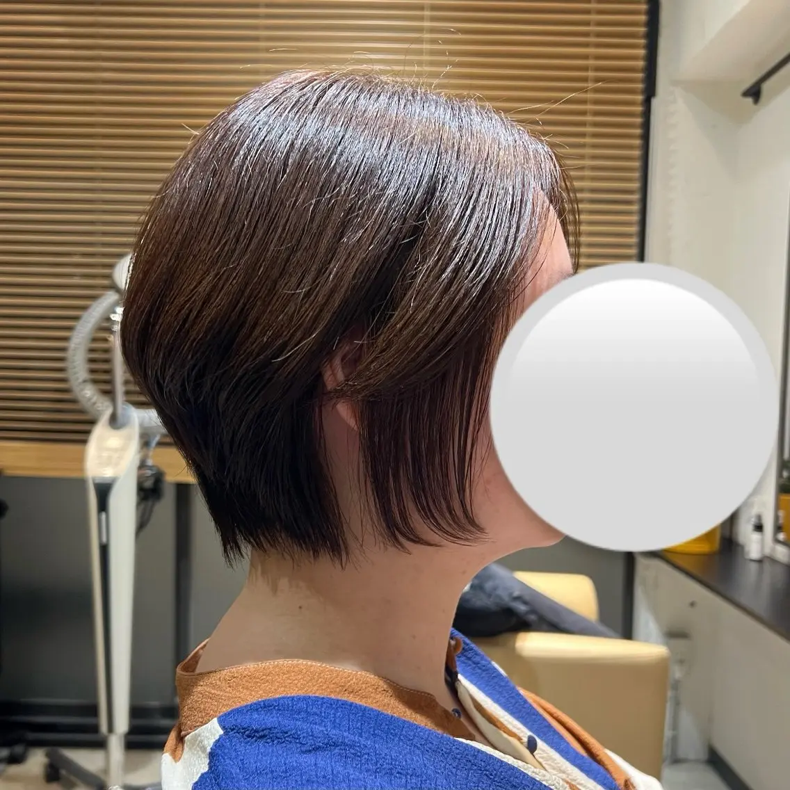 ショート 峯田 優花のヘアスタイル