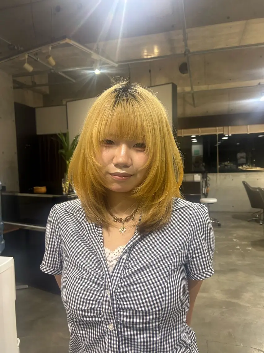 ミディアム カット トリートメント NanaKo 表参道 レイヤー/ハッシュのヘアスタイル