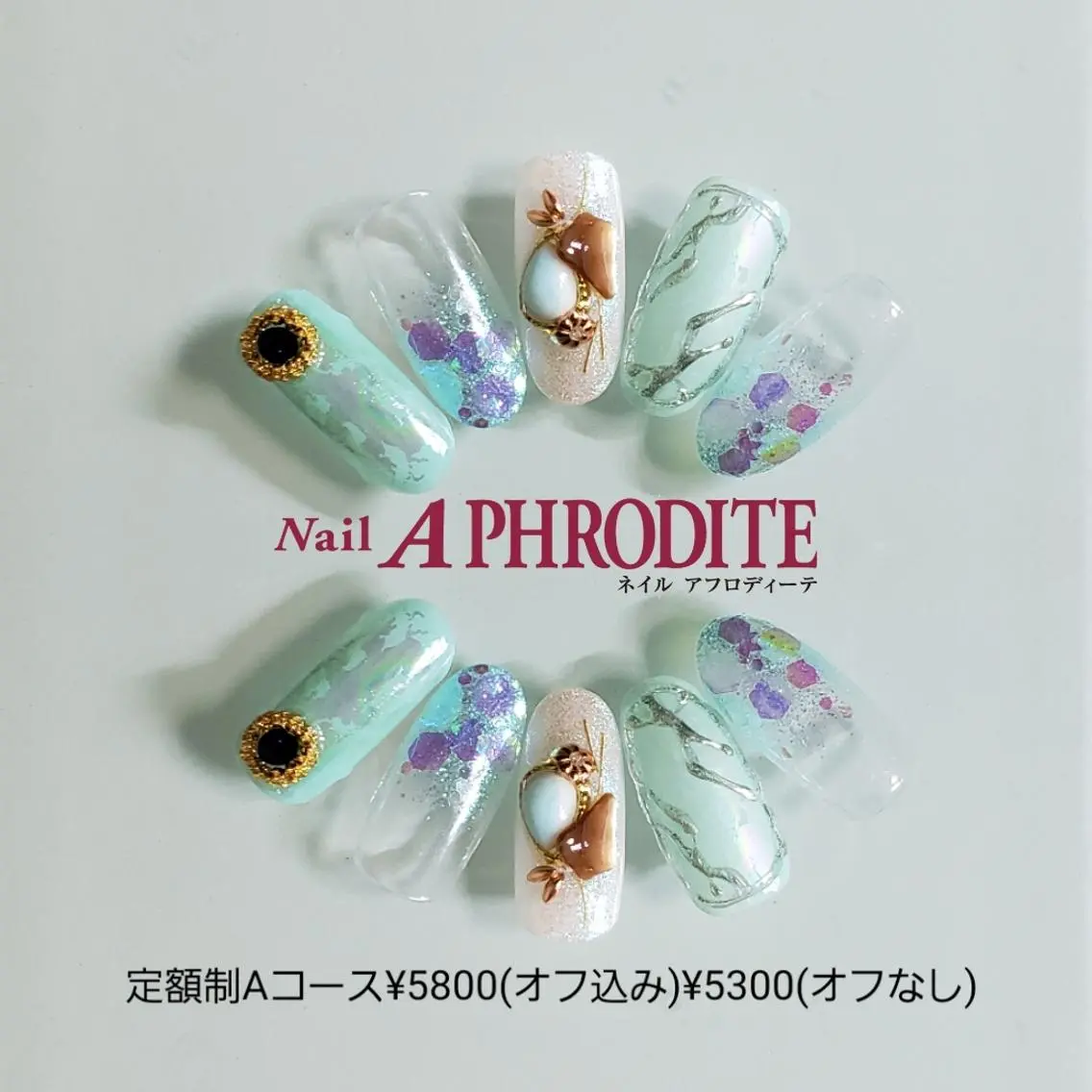 ネイル 持ち込み ニュアンスネイル ハンドネイル Nail  Aphroditeのネイルデザイン