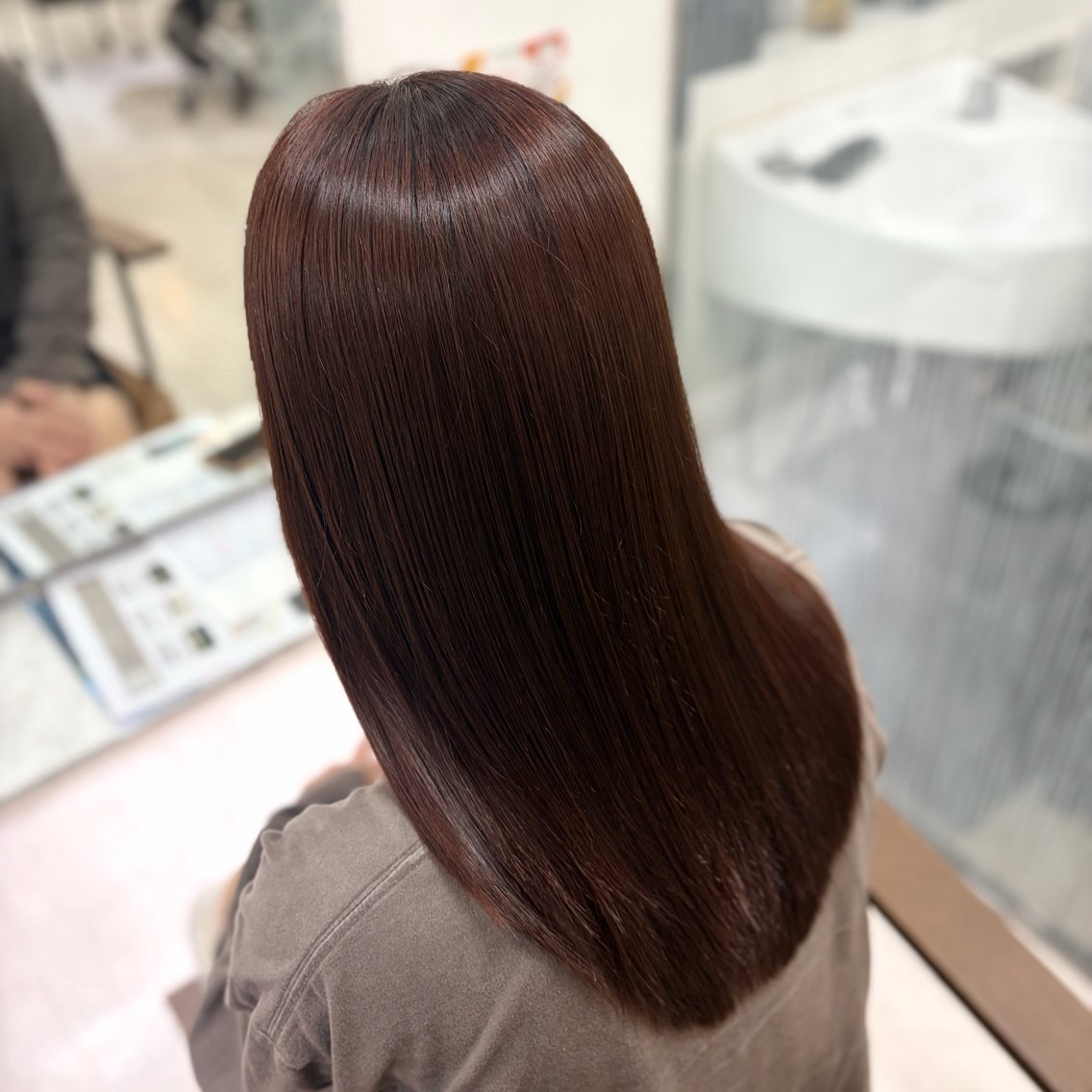 ロング トリートメント カット トリートメント あいみ ♬.*ﾟのヘアスタイル