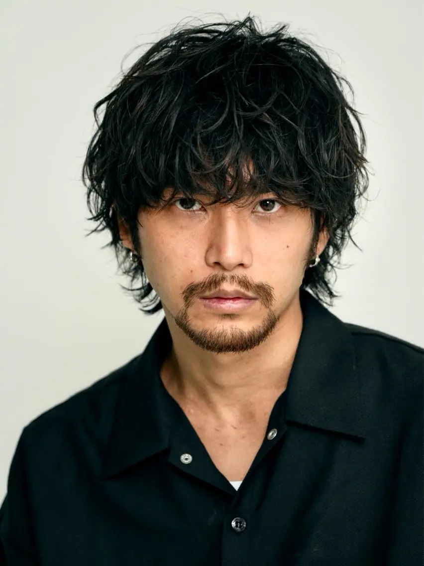 セミロング パーマ セミロングパーマ ウルフカット カット パーマ クドウレイ fifth神南のヘアスタイル