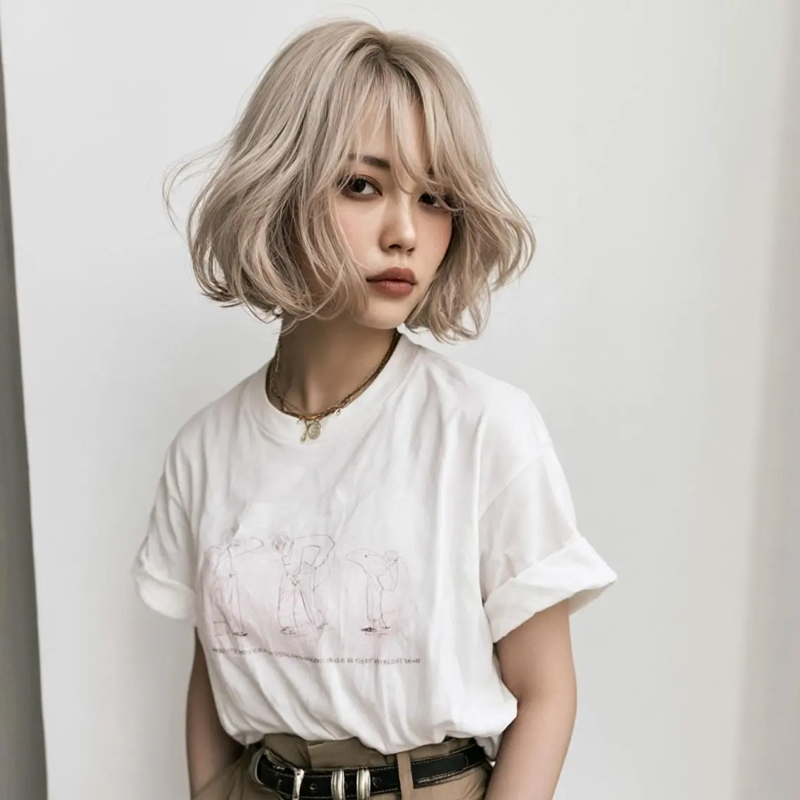 ショート ヘアカラー ブリーチ／デザイン ubu🥷🏻のヘアスタイル
