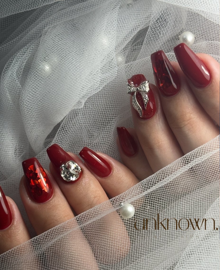 ネイル バレンタイン ハンドネイル NAiL SALON unknown.のネイルデザイン
