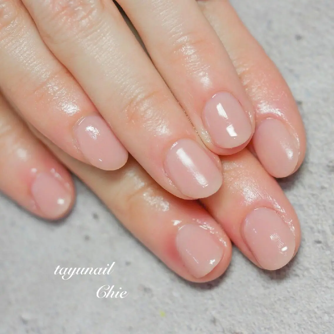 ネイル ブルー ジェルネイル パラジェル ショートネイル 夏ネイル ネイルサロン 【たゆnail】のネイルデザイン