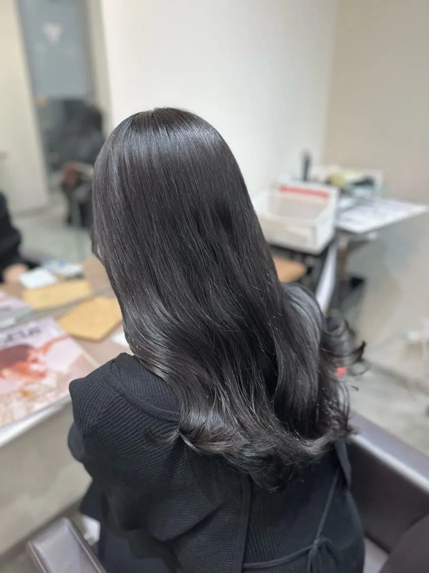 ロング カラー パーマ カット ヘアカラー パーマ トリートメント 平日オススメ✨ コスパ&タイパ✨山下のヘアスタイル