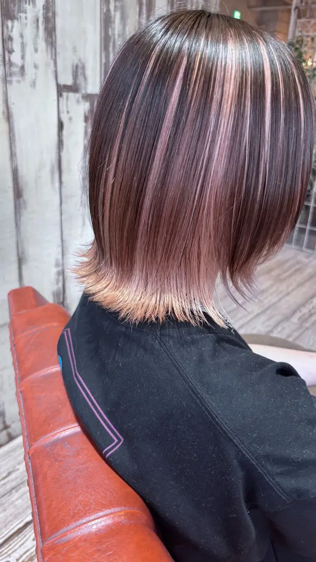 ミディアム 大塚 実優のヘアスタイル