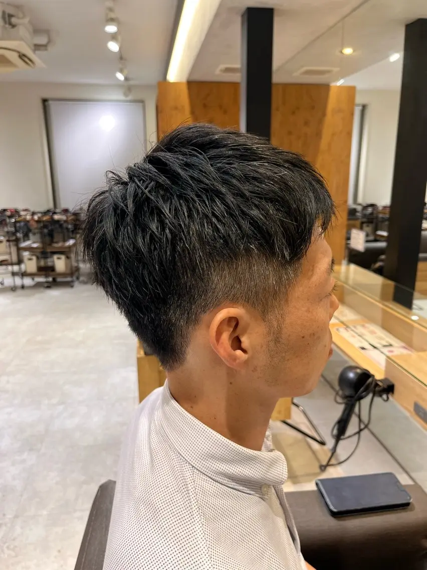 メンズ モヒカン ソフトモヒカン 刈り上げ 田中 もも🍑のヘアスタイル
