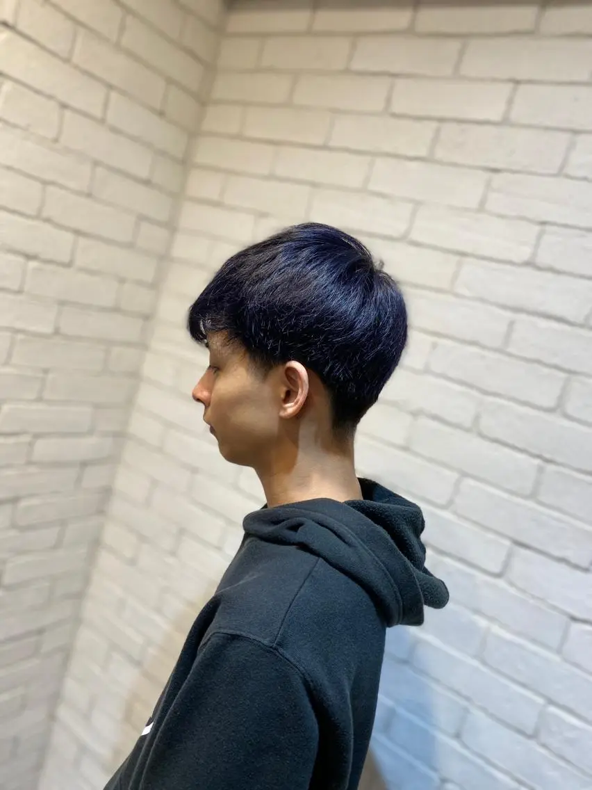 メンズカット+フルカラーの写真