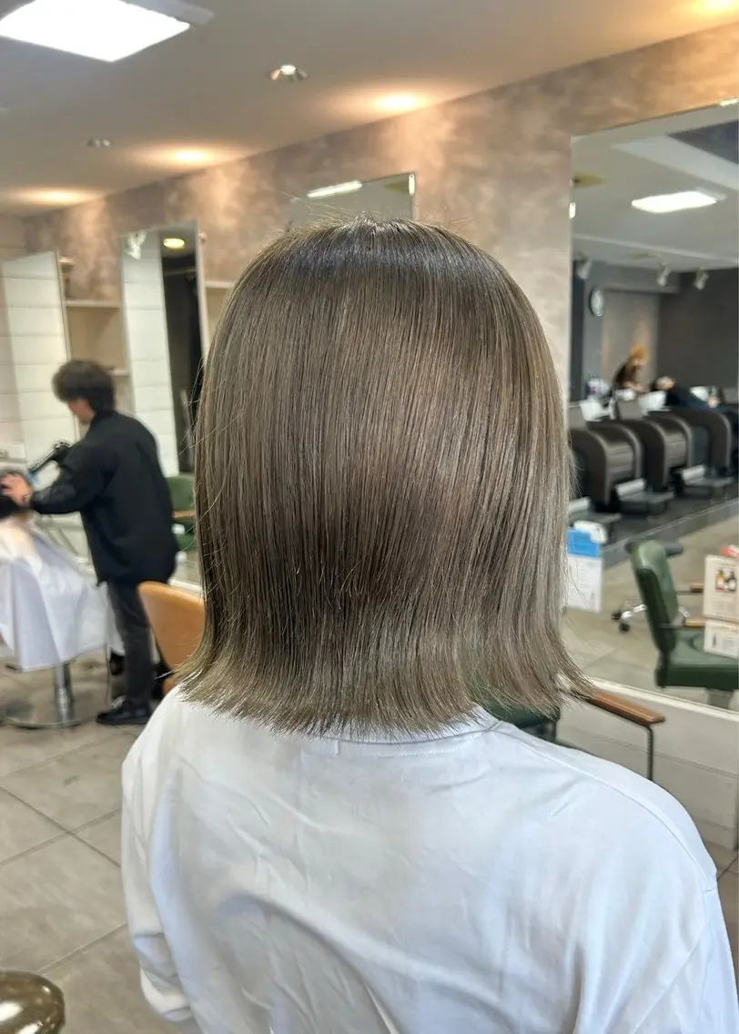 ショート カラー ヘアカラー 本尾 空大のヘアスタイル