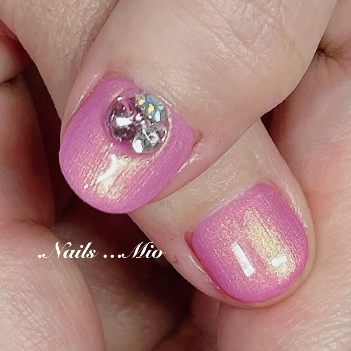 ネイル ジェルネイル ワンカラーネイル .Nails Mio 赤羽西ネイルサロンのネイルデザイン