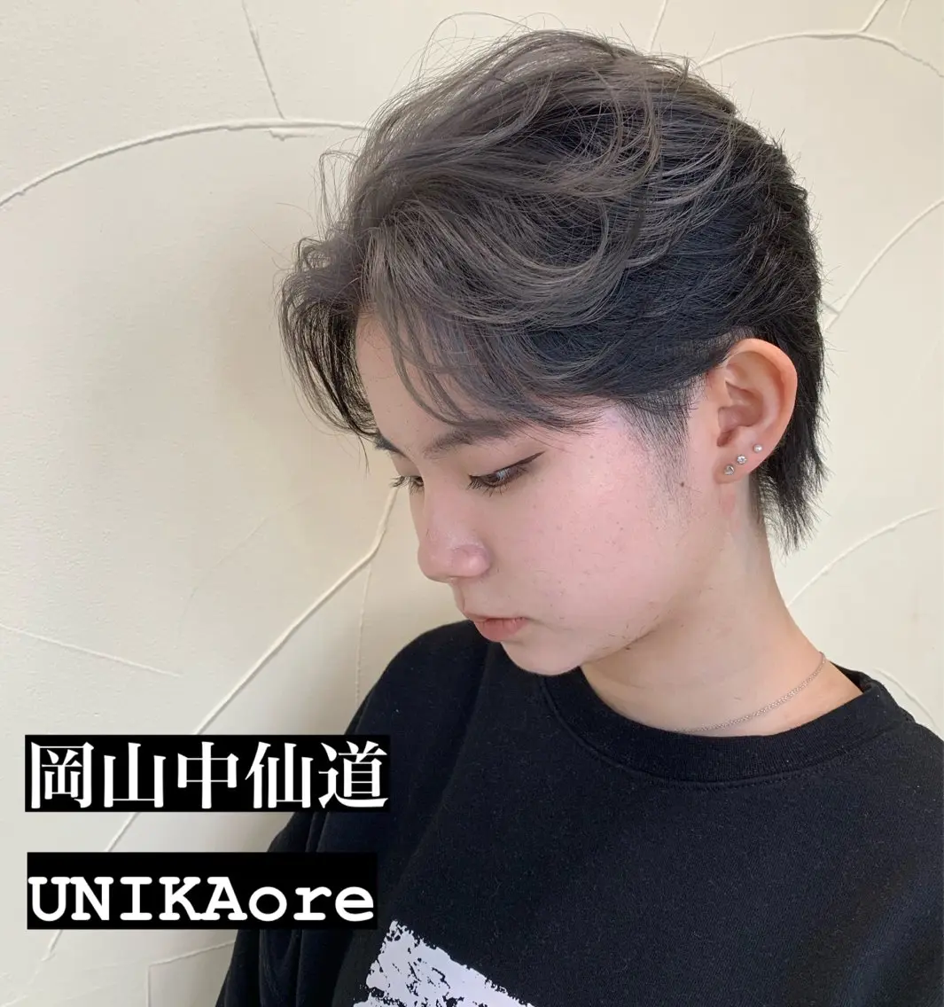 ショート ヘアカラー 伴藤 寿男のヘアスタイル