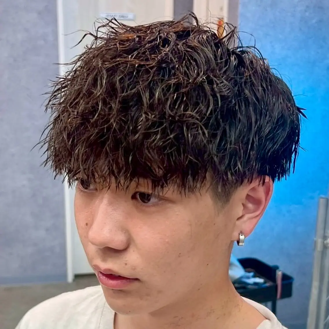 パーマ メンズ MENIN メンズ サロン　望月　涼太のヘアスタイル