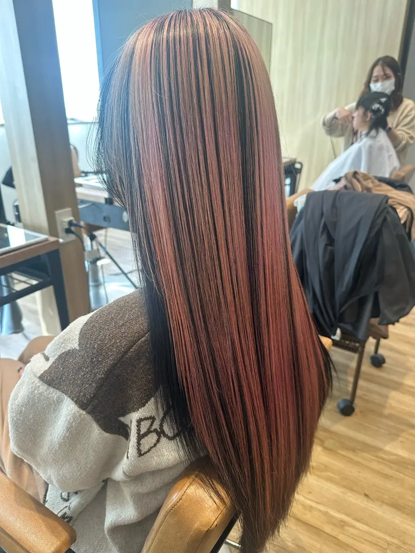 ロング カラー カット ヘアカラー トリートメント ✨✂️Nori ✂️✨のヘアスタイル
