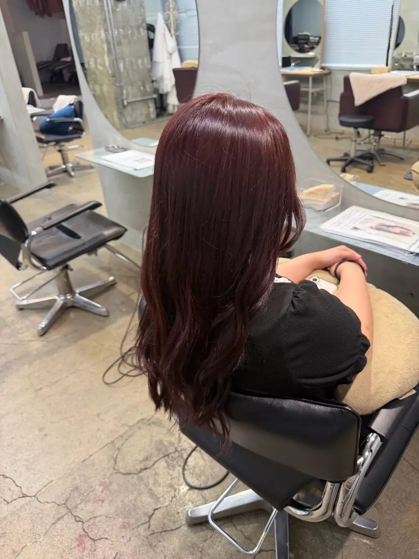 ロング カラー ソエジマ ミノリのヘアスタイル