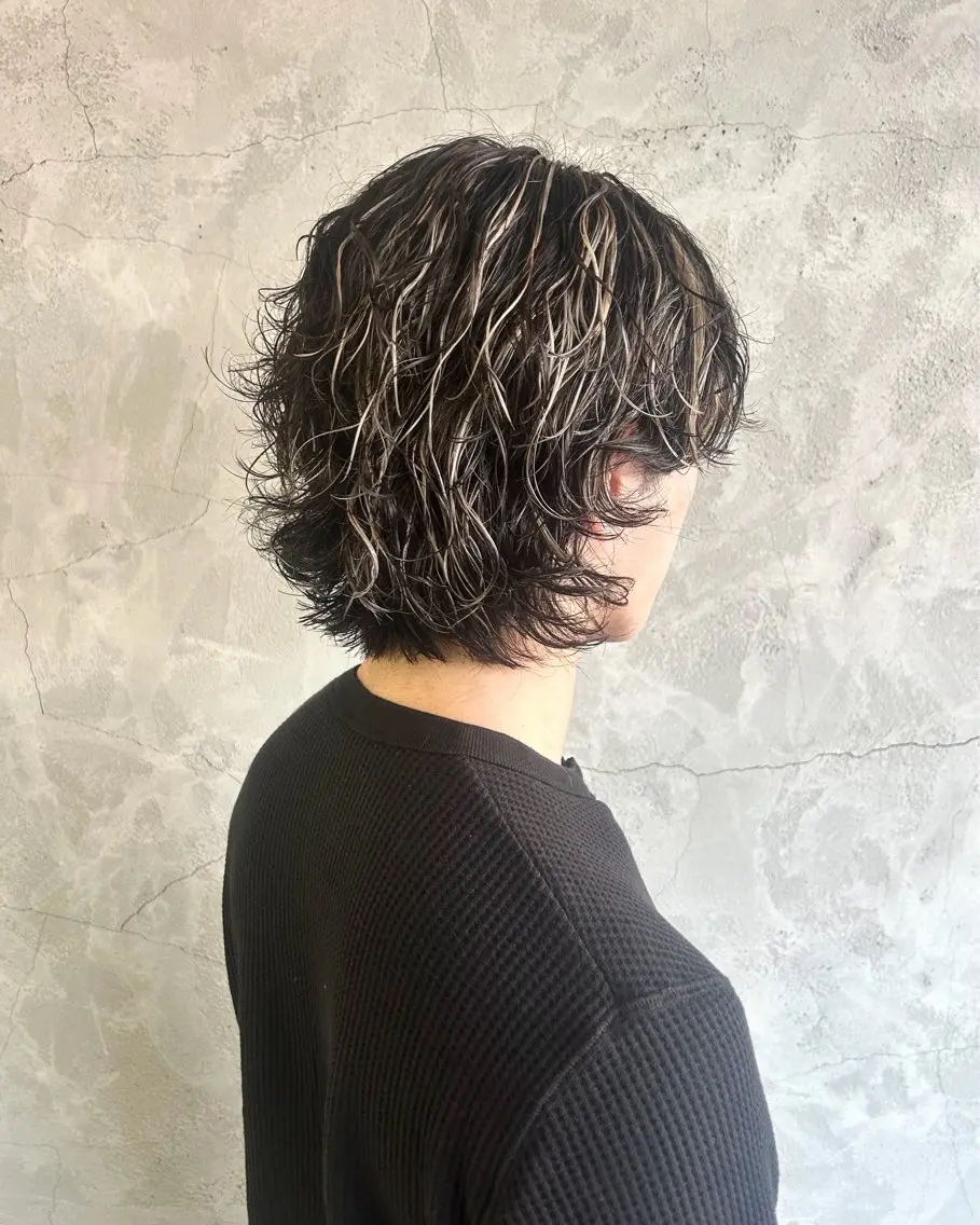メンズカット+ベーシックカラーの写真