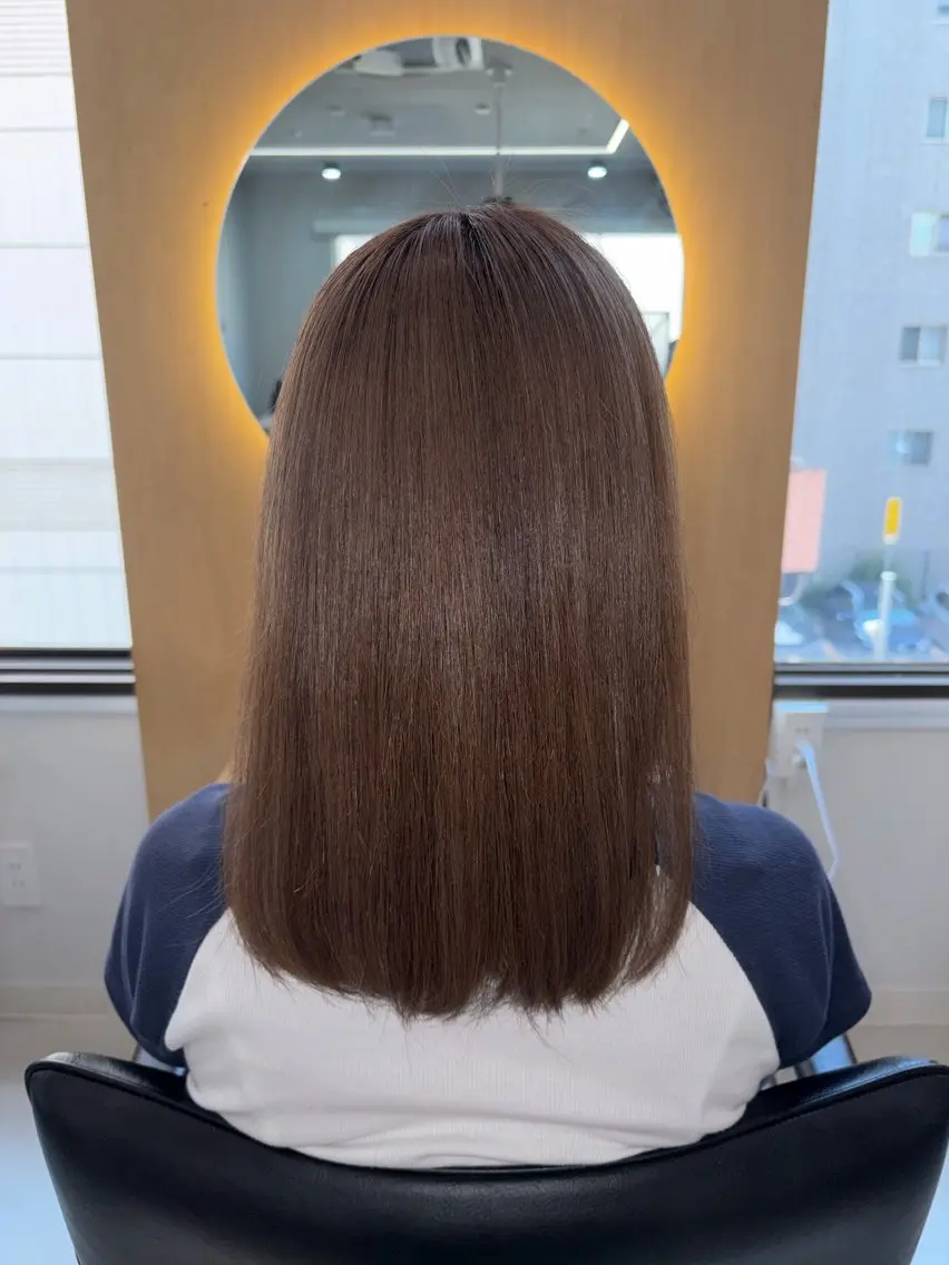 カラー ブラウンカラー カット ヘアカラー トリートメント elk. SALA🫟🫧のヘアスタイル
