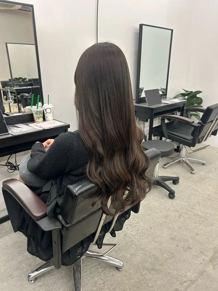 ロング カラー ヘアカラー トリートメント ボブ/暖色カラー 🎧 kei 🎀のヘアスタイル