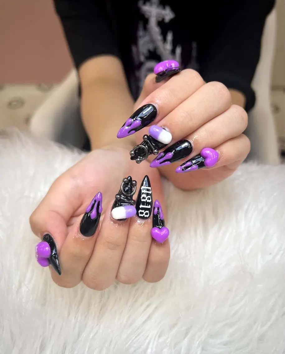 ネイル ハンドネイル ANH ゴテゴテ ネイルスタジオのネイルデザイン