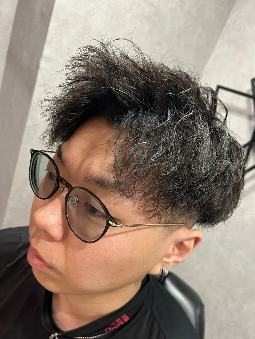 ミディアム 🌈予約の98%パ ーマ⭕️🌈福本のヘアスタイル