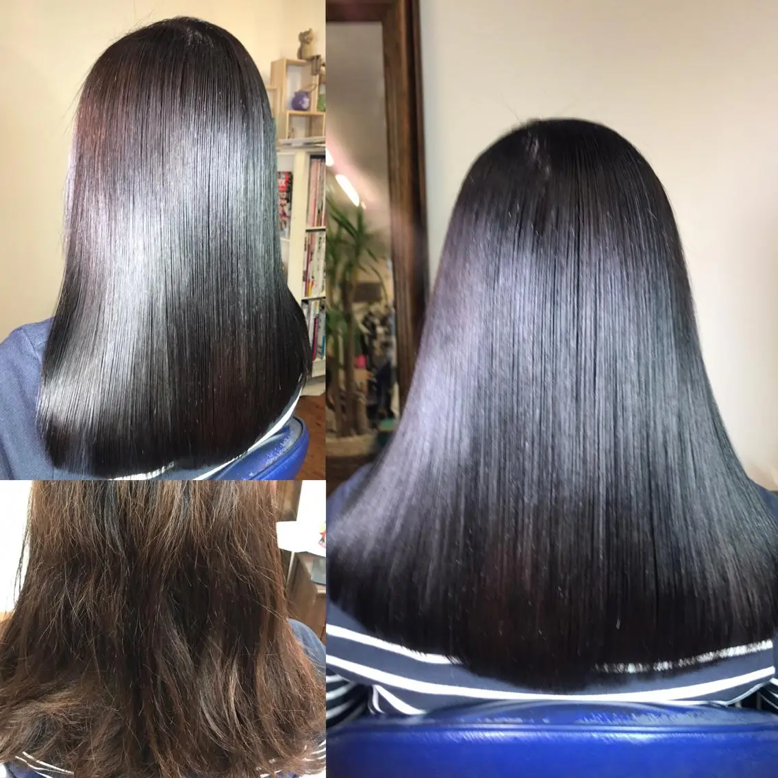 セミロング 縮毛矯正 江袋 敏昭のヘアスタイル