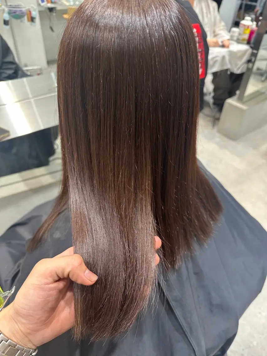 ミディアム カラー fifth 菅崎愛斗のヘアスタイル