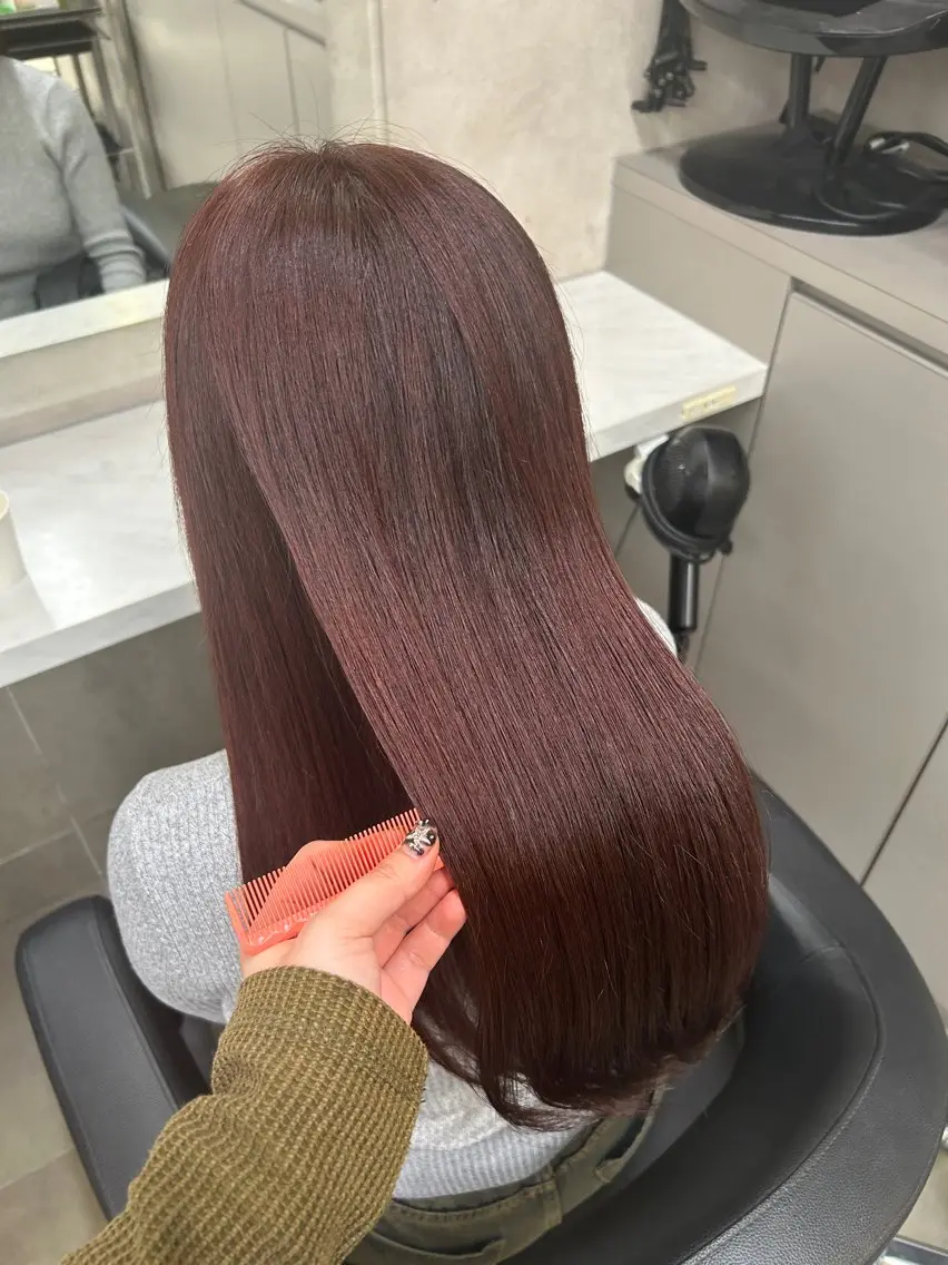 カラー パーマ ヘアアレンジ メンズ 🥯縮毛/レイヤー/ ベージュヘア🥯のヘアスタイル