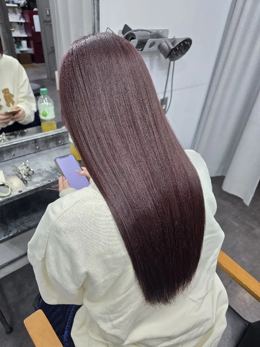 ロング カラー カット ヘアカラー 平田 広大のヘアスタイル