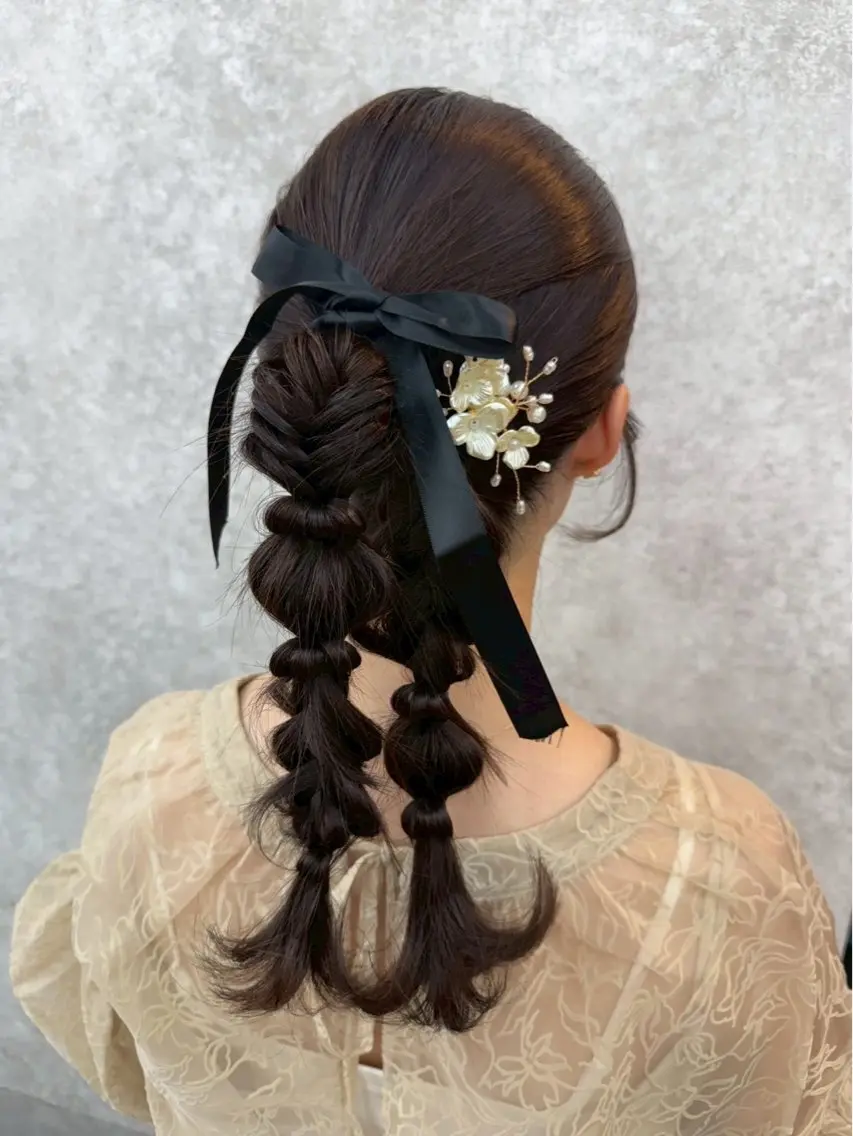ヘアアレンジ ヘアセット ななかヘアセット/ ワンカラー🪄のヘアスタイル