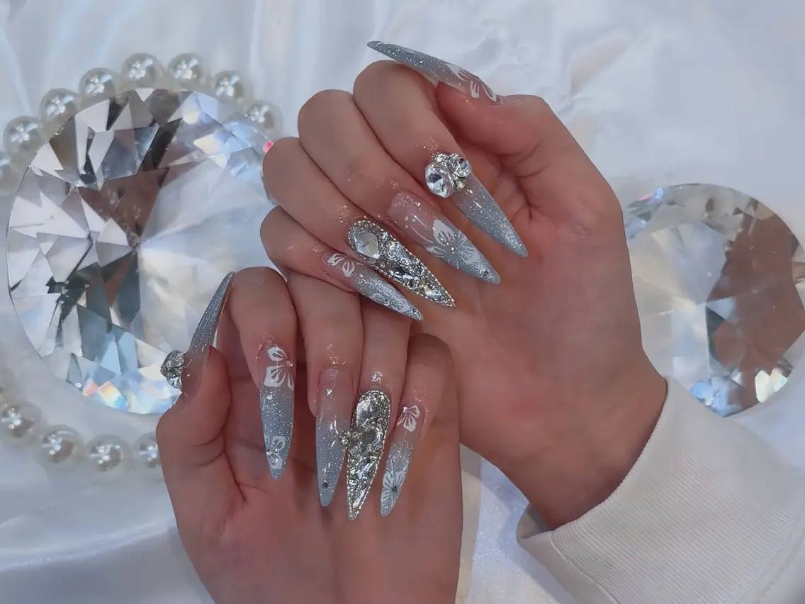 ネイル クリアネイル ドット フットネイル ジェルネイル グリーン ハンドネイル Rin Nail 新大久保店のネイルデザイン