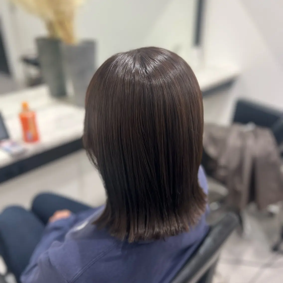 ミディアム カラー グレージュ ラベンダーカラー ラベンダーグレージュ ラベンダーグレー 外ハネヘア カット ヘアカラー トリートメント Dia ‎ アキヨシ ミユのヘアスタイル