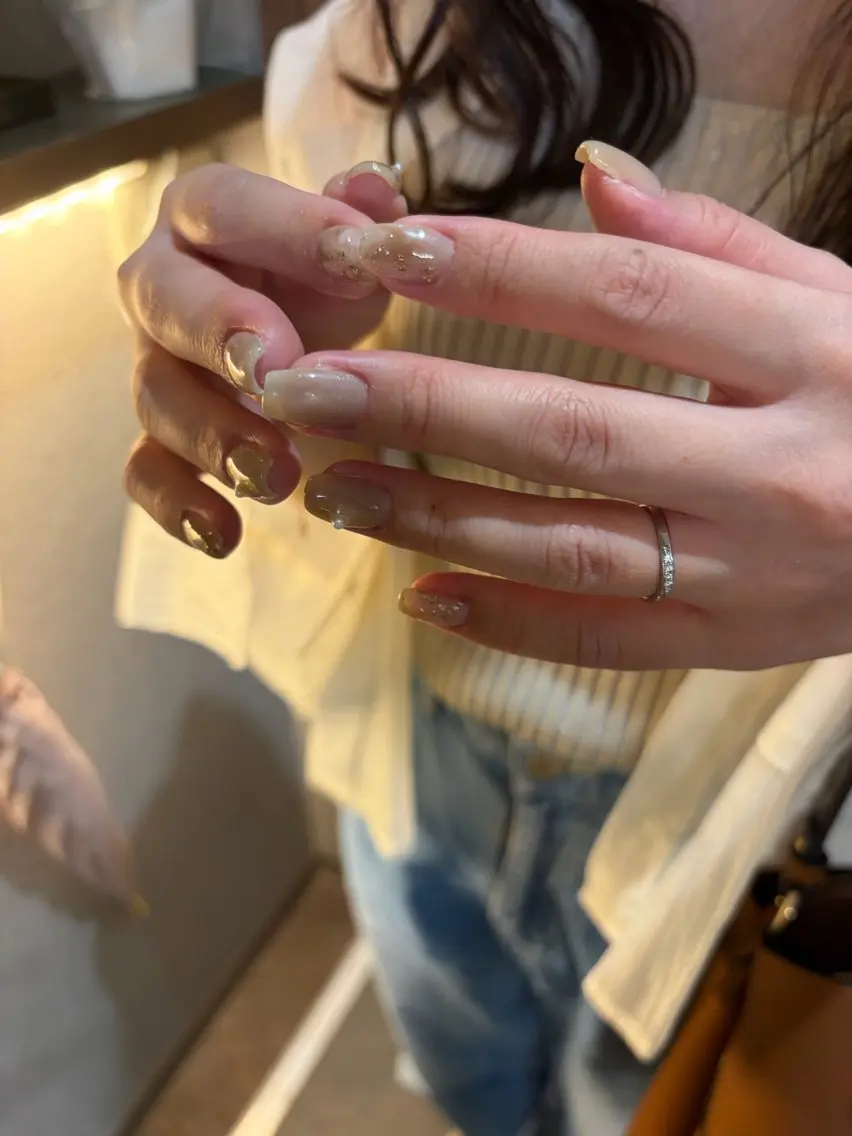 ショート ハンドネイル Ne.nail Ainaのネイルデザイン