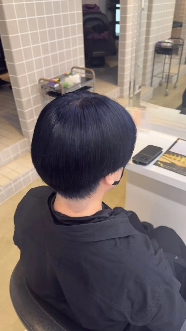 セミロング ヘアカラー 透明感×暖色カラー 🍒𝐘𝐮𝐤𝐚のヘアスタイル