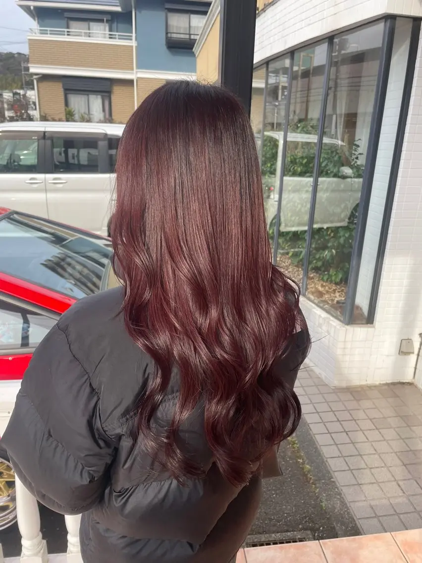 ロング カラー ヘアカラー トリートメント 🍑宮川 愛菜🍑のヘアスタイル