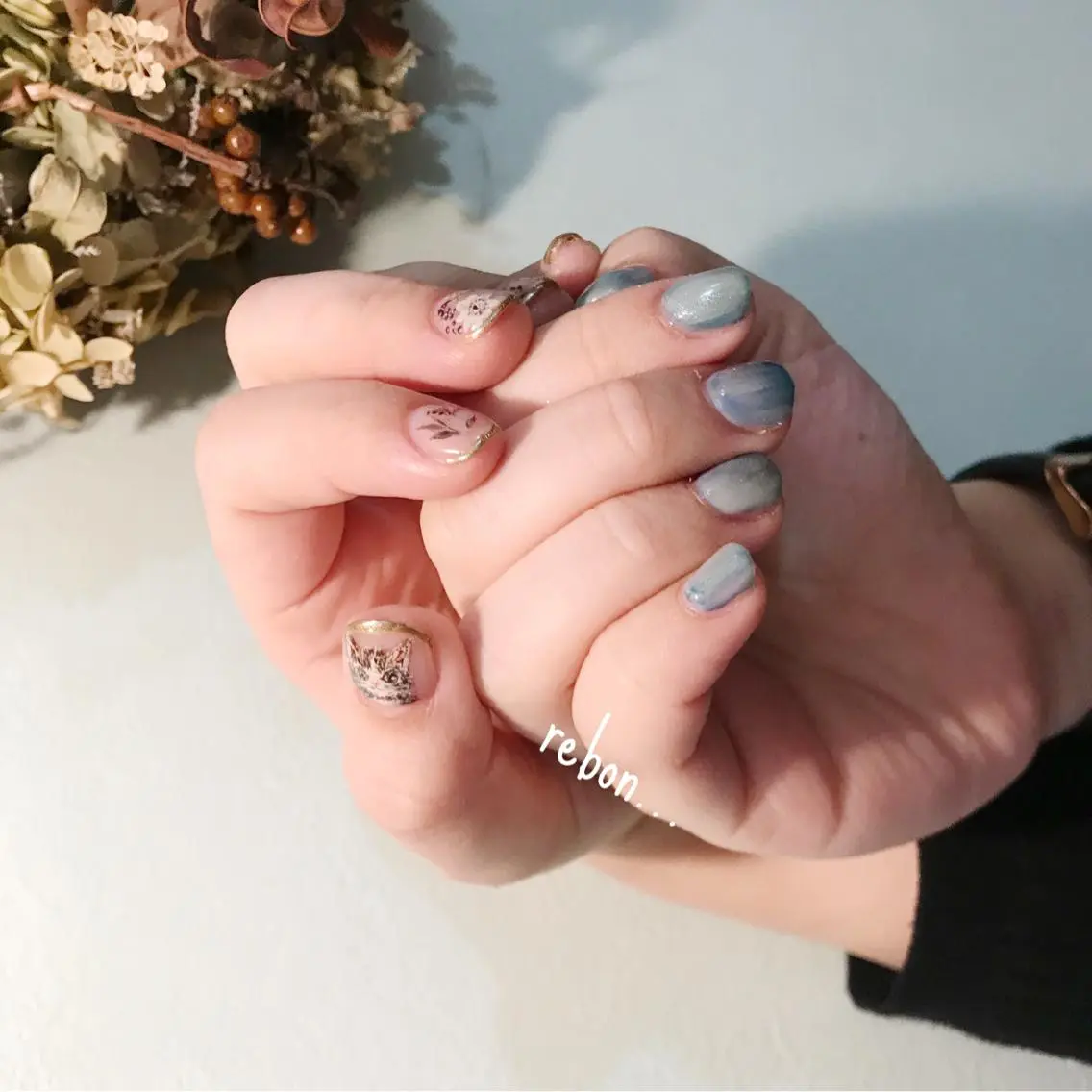 ネイル ハンドネイル フットネイル rebon＊ natsukiのネイルデザイン