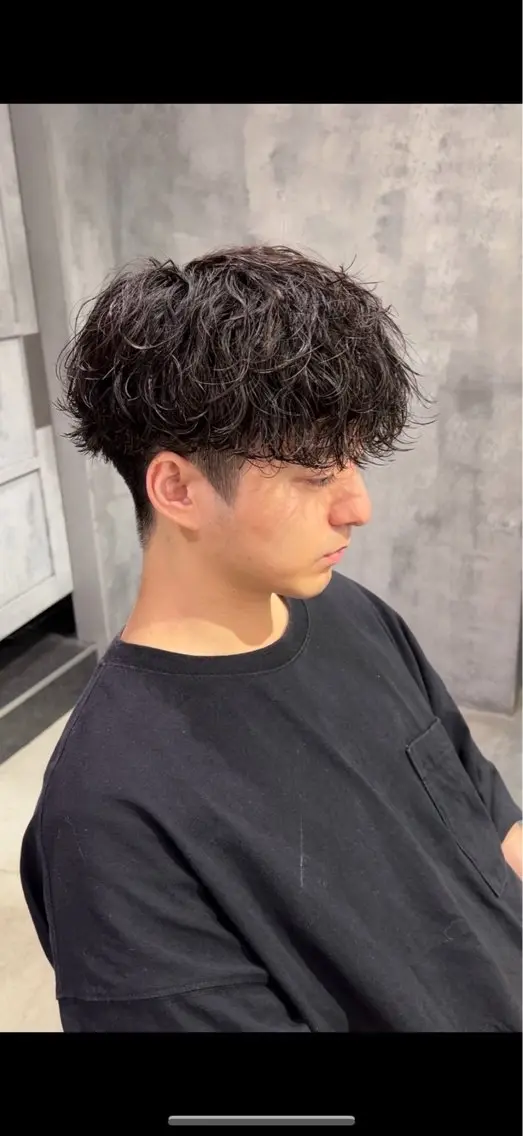 パーマ メンズ ショートスタイル特化 ayumuのヘアスタイル