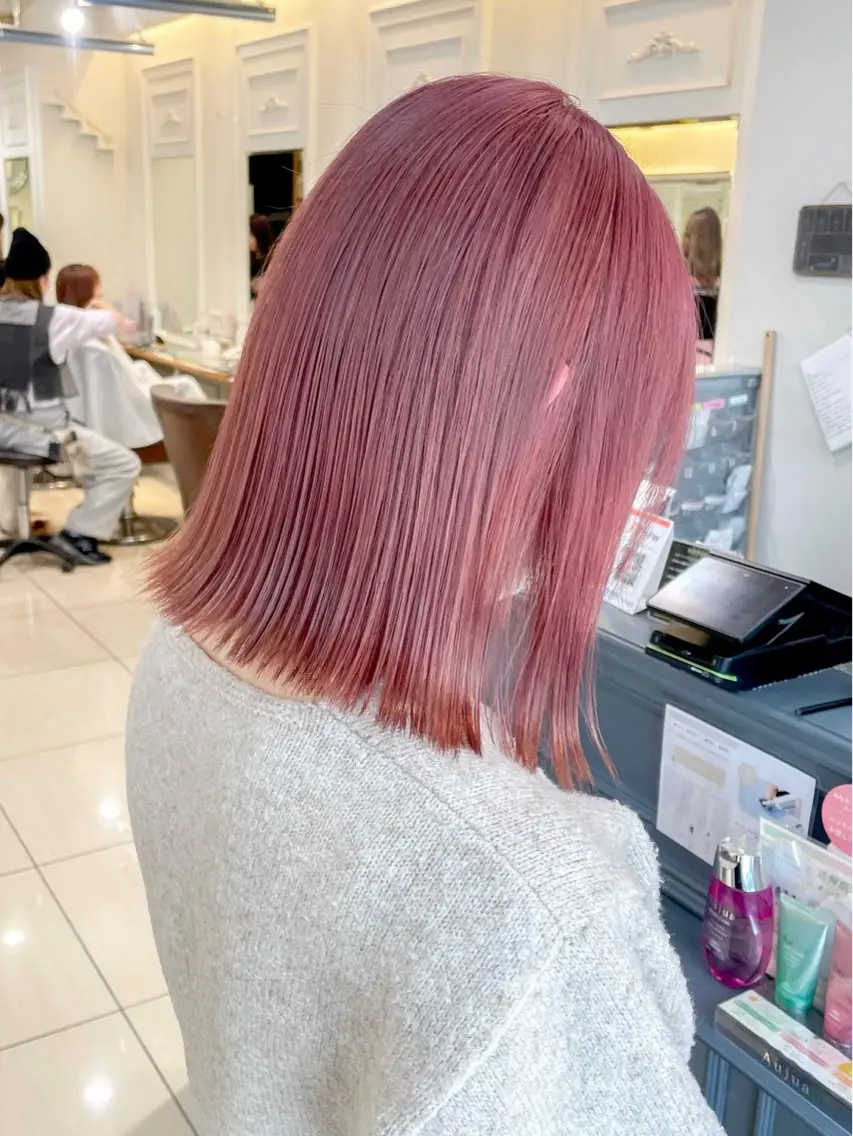 カラー 鈴木 珠奈のヘアスタイル