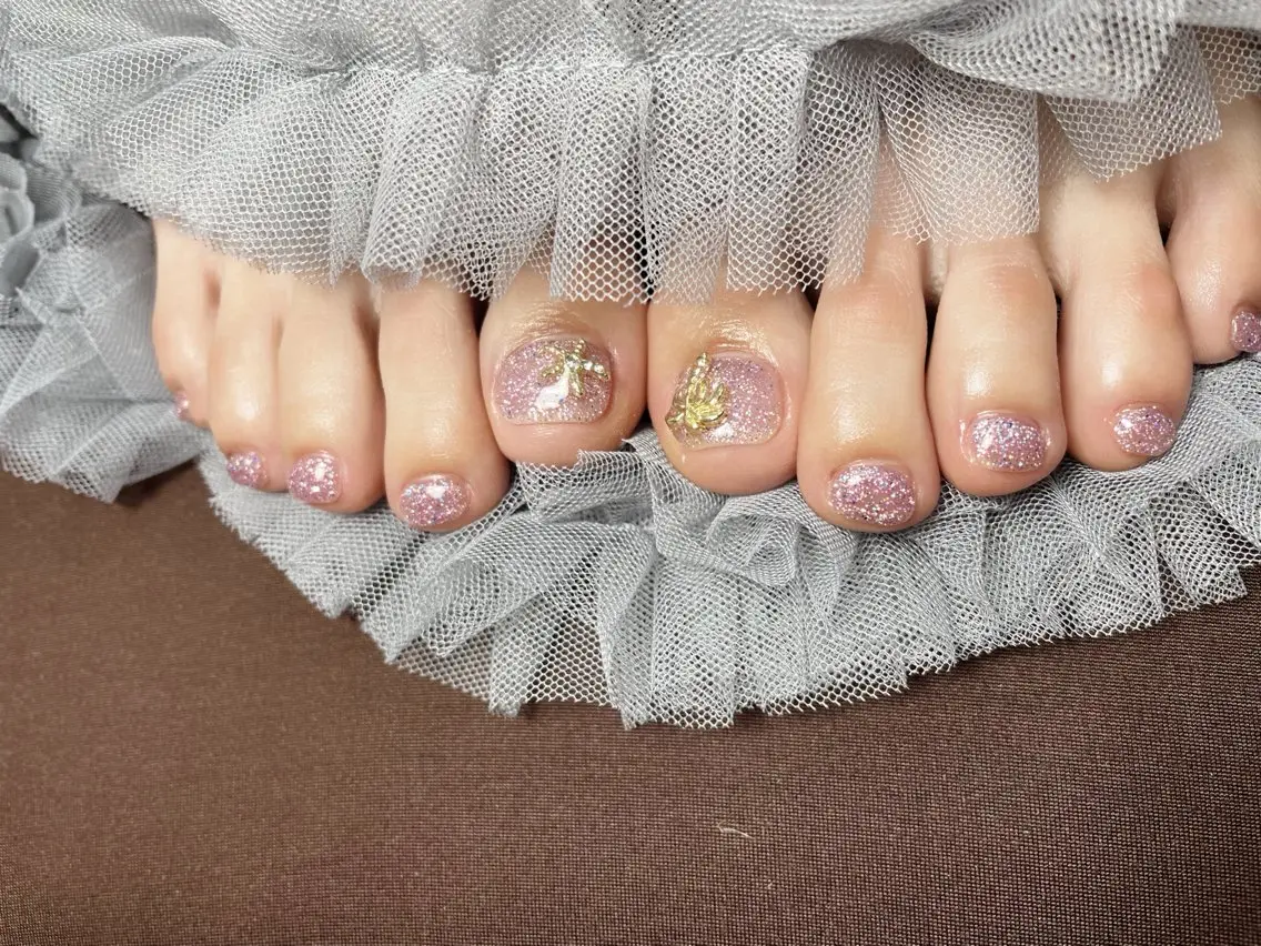 ネイル フラッシュネイル フットネイル moon nailのネイルデザイン